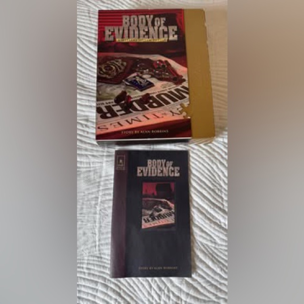 Body of Evidence 1997‎ mystery jigsaw puzzle story book
